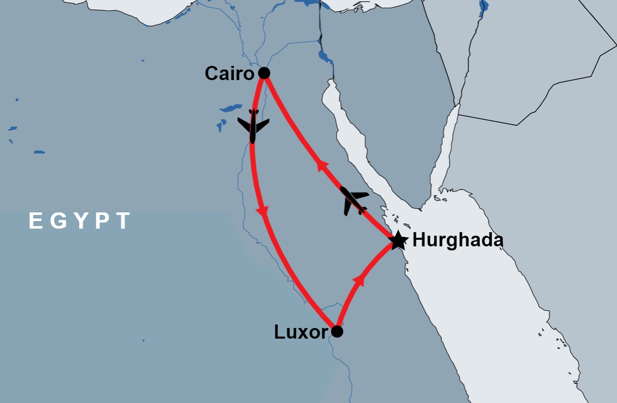 hurghada to cairo 2 day tour